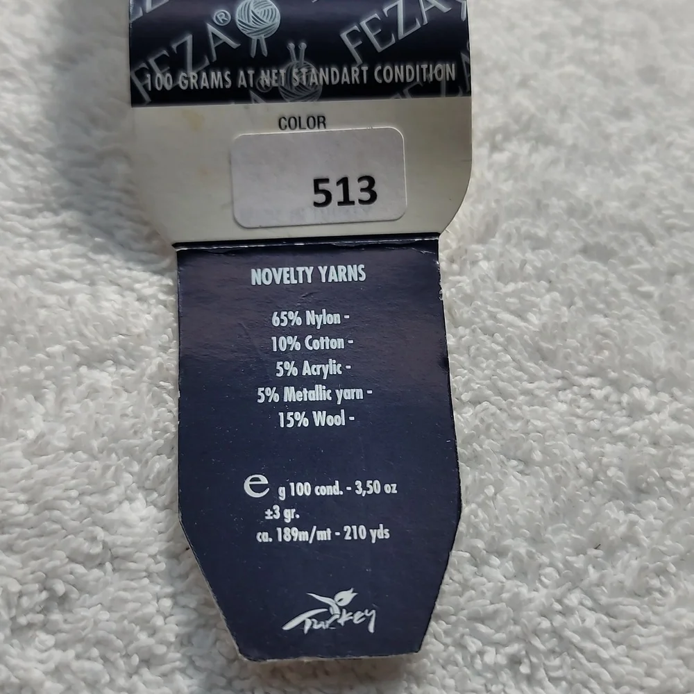 Feza ALP DAZZLE Handcrafted Red and Purple Yarn 2 Skeins - Picture 3 of 9